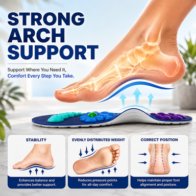 Akusoli Insoles – Magnetic Acupressure Comfort Support