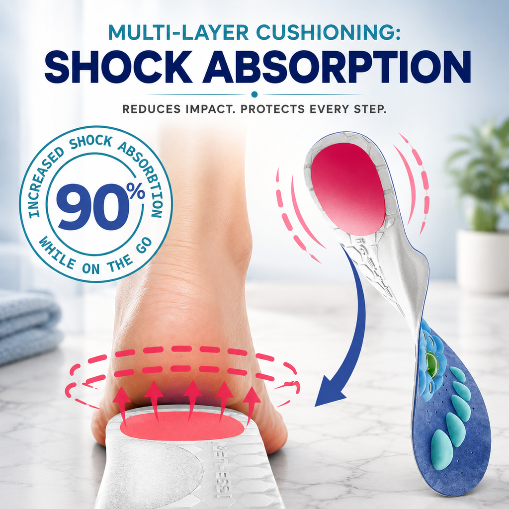 Akusoli Insoles – Magnetic Acupressure Comfort Support